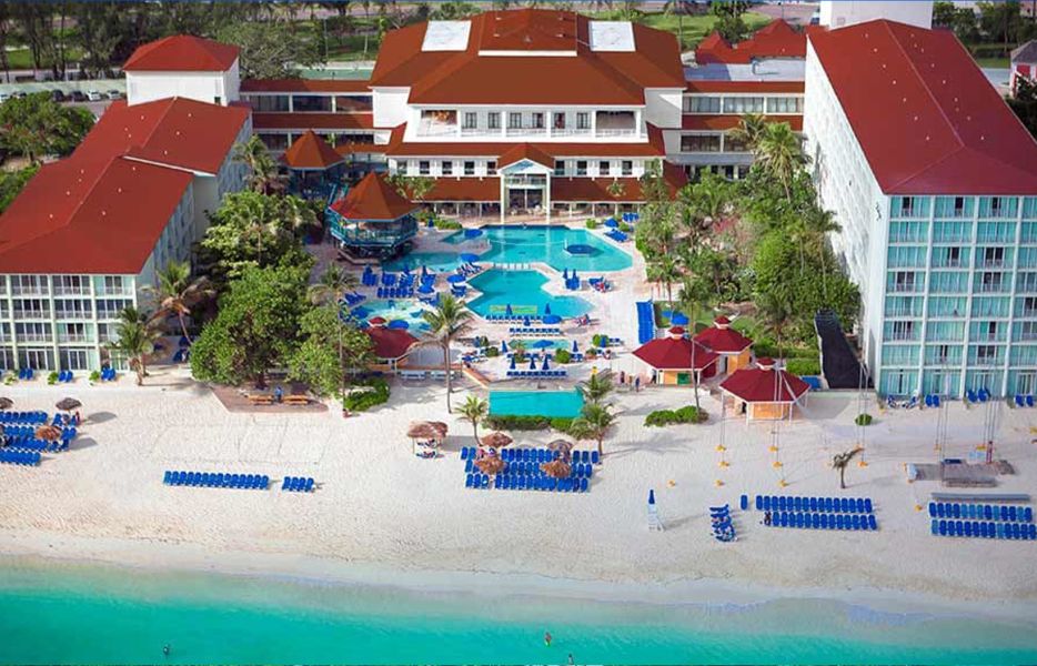 Breezes Bahamas Resort aerial shot