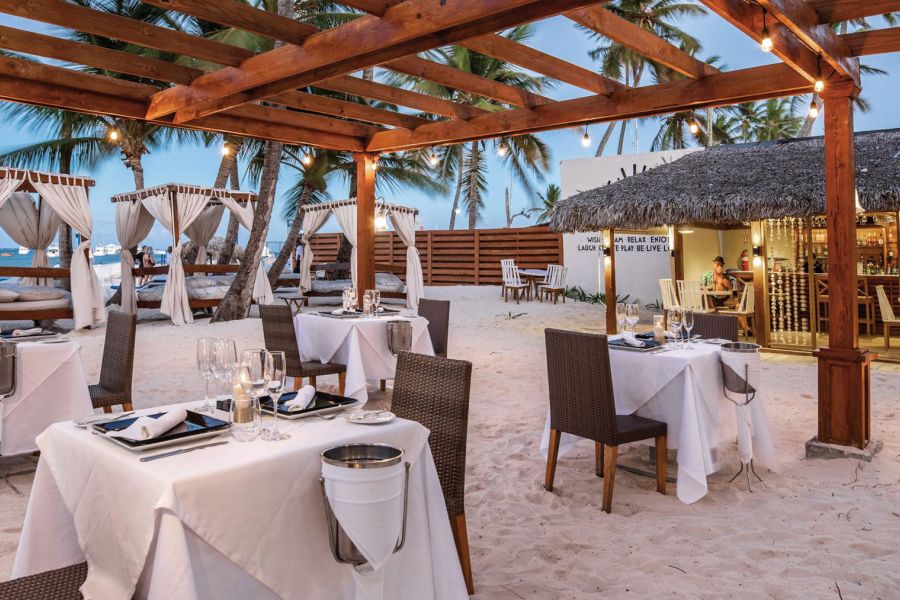 Be Live Punta Cana beach dining 